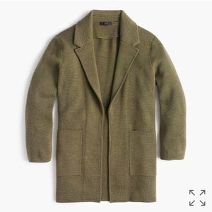 NWT open front sweater blazer